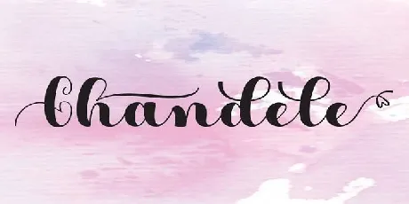 Chandele font