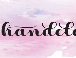 Chandele font