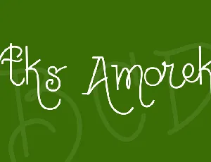 Vtks Amoreko font