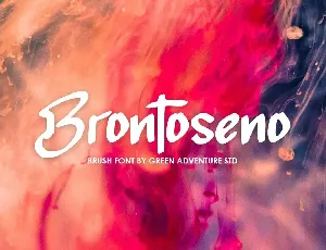 Brontoseno font