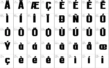 TEKROT font