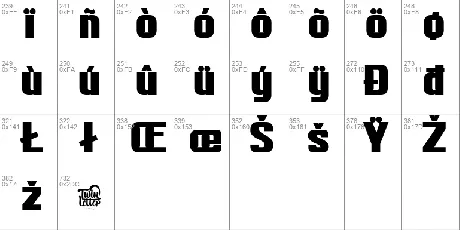 TEKROT font