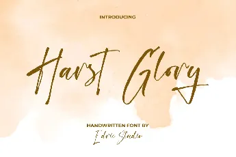 Harst Glory Demo font