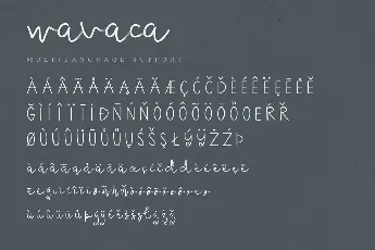 Wavaca Demo font