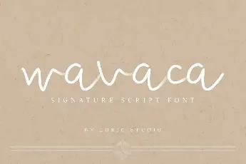 Wavaca Demo font