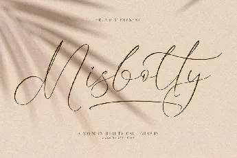 Misbotty font