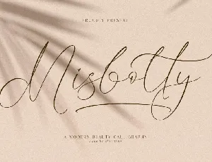 Misbotty font