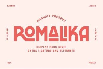 ROMALIKA font