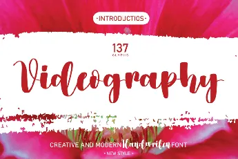 Videography font