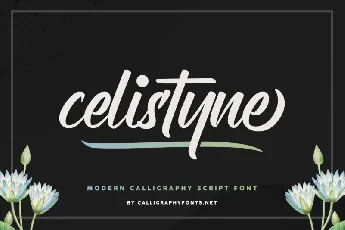 Celistyne Script font