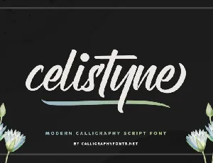 Celistyne Script font