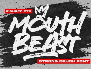 Mouth Beast font