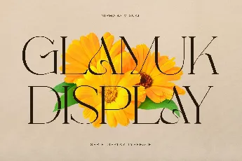 Glamuk Display - Demo Version font