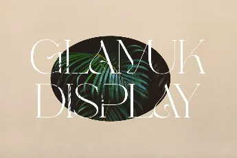 Glamuk Display - Demo Version font