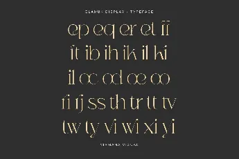 Glamuk Display - Demo Version font