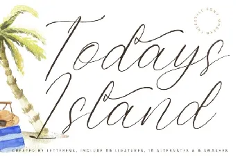 Todays Island font