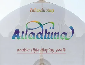 Alladhina font