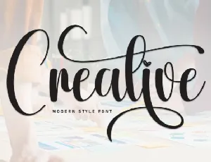 Creative CalligraphyÂ  font