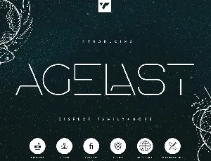 Agelast Display Family font