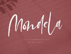 Mondela Casual Handwritten font