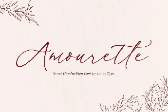 Amourette font