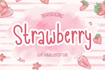 Strawberry Handwritten Script font