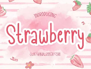 Strawberry Handwritten Script font