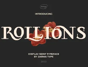 Rollions Serif font