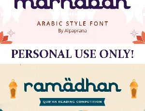 Marhaban font