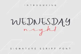 WEDNESDAY Nightdemo font