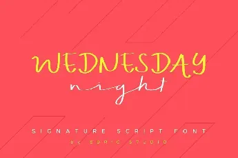 WEDNESDAY Nightdemo font