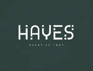 Hayes font