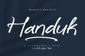 Handuk font