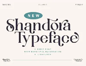 Shandora font