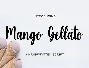 Mango Gellato font