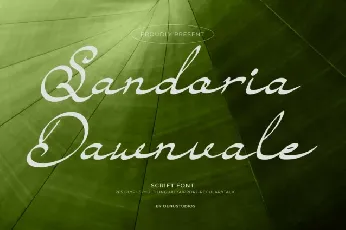 Sandoria Dawnvale Script font