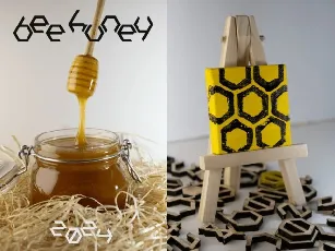 Bee Honey Display font