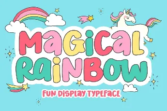 Magical Rainbow font