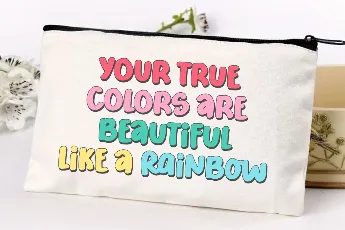 Magical Rainbow font