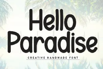 Hello Paradise Display font