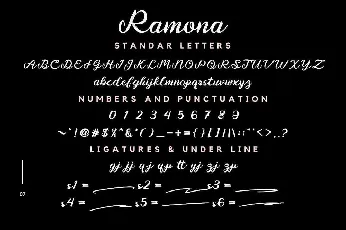 Ramona font