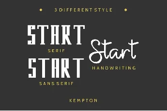 Kempton Demo font