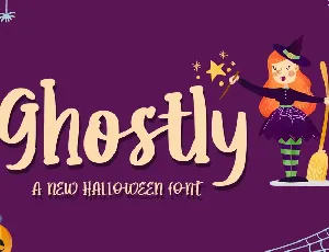 Ghostly font