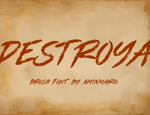 DESTROYA font