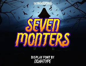 Seven Monsters Demo font