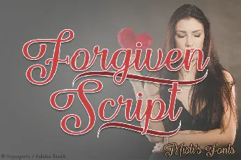 Forgiven Script font