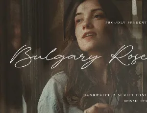 Bulgary Rose font