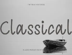 Classical font