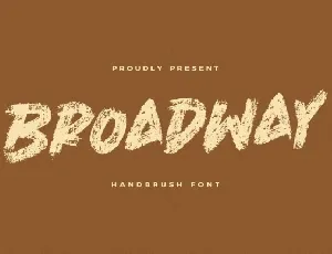 Broadway Typeface font