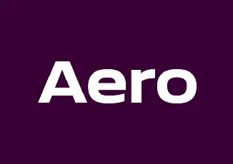 Aero Family font